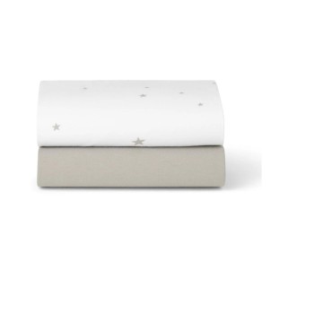 SNUZ ΣΕΤ ΣΕΝΤΟΝΙΑ 2 ΤΕΜΑΧΙΩΝ ΓΙΑ ΛΙΚΝΟ 44 x 80 cm WHITE/STAR